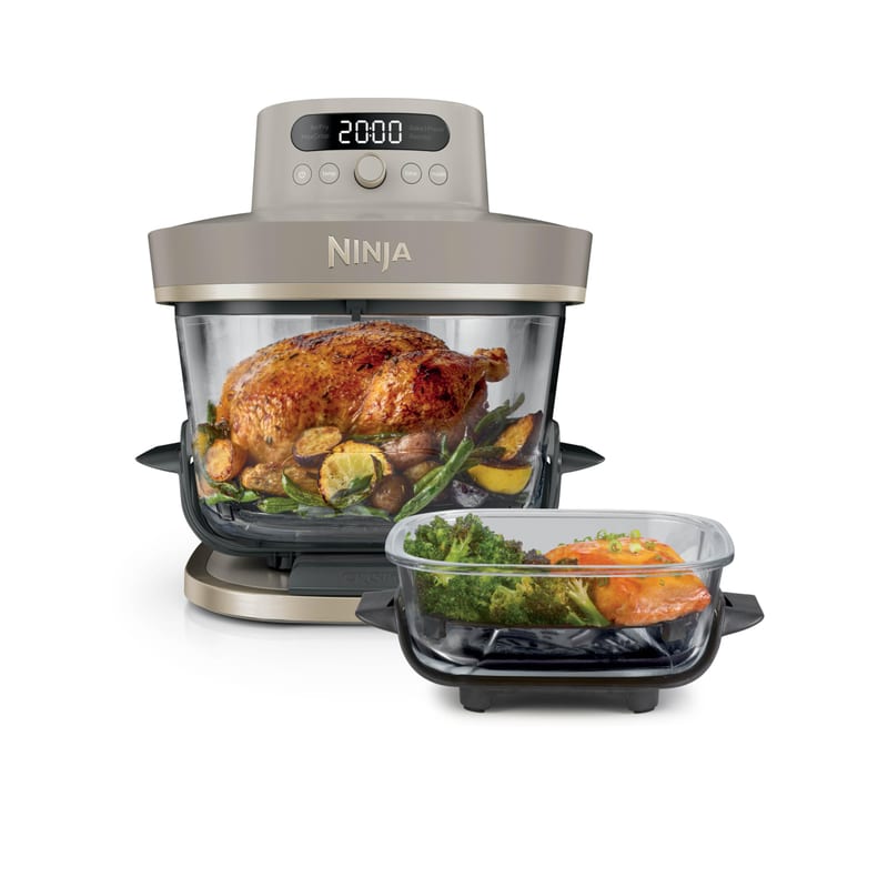Ninja CRISPi PRO XL, Friteuse sans huile, bols 5,7l et 2,3l, Pierre/Or