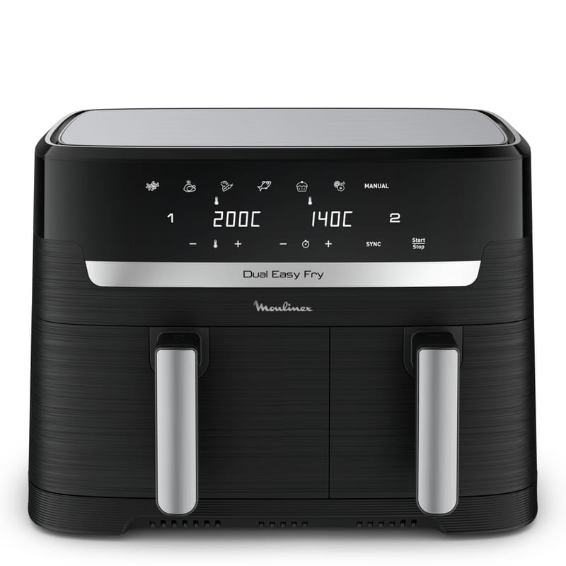 Moulinex Easy Fry Dual air fryer - 7 programmes - 8,3L - Noir